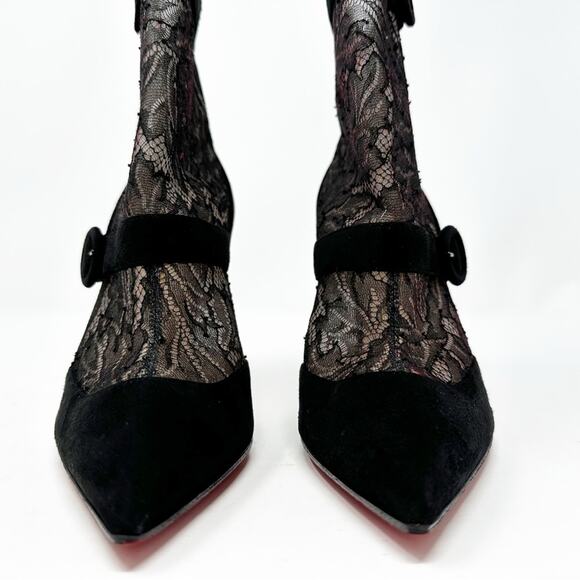 Christian Louboutin Boteboot Suede Ankle Boots 38 - Picture 6 of 12